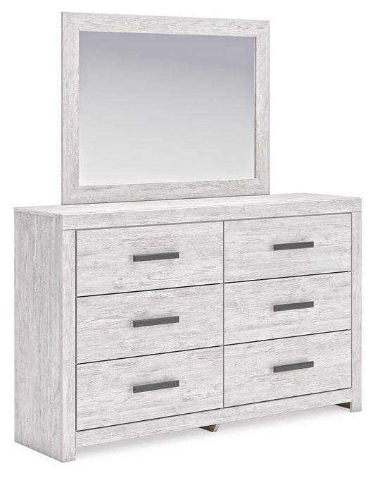 Cayboni Full Panel Bed, Dresser, Mirror, Chest and Nightstand