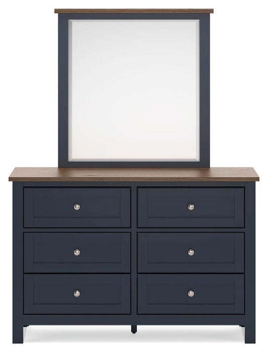 Landocken Full Panel Bed, Dresser, Mirror and Nightstand