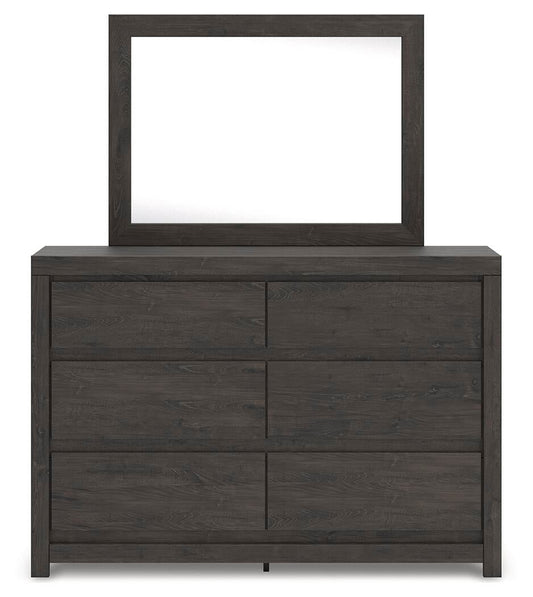 Parlayon Queen Panel Storage Bed, Dresser, Mirror, Chest and Nightstand