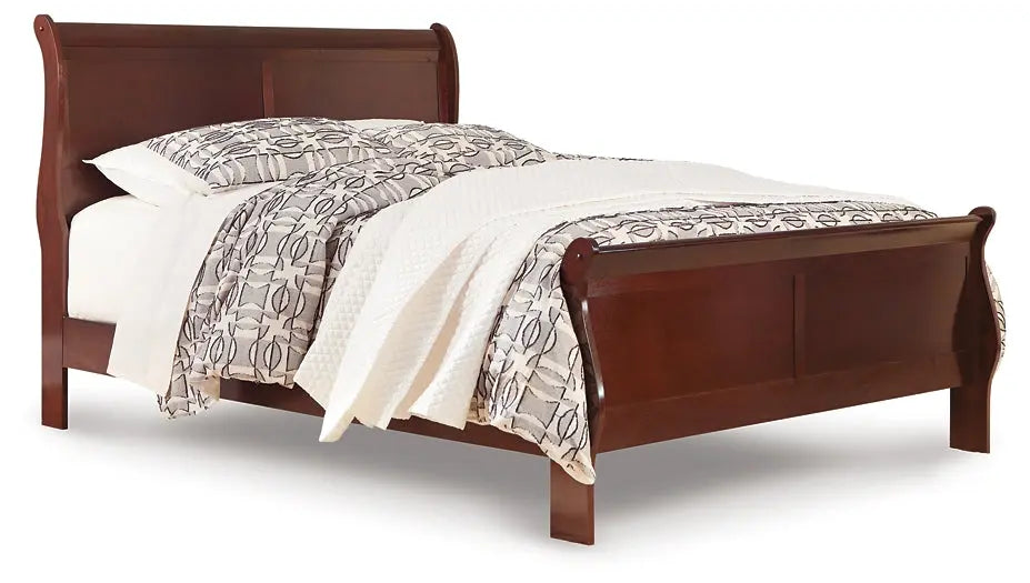 Alisdair King Sleigh Bed with Mirrored Dresser, Chest and 2 Nightstands at Lee Furniture, NC