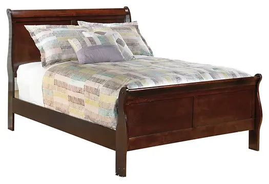 Alisdair Sleigh Bed With Mirrored Dresser, Chest And Nightstand at Lee Furniture, NC