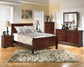 Alisdair Sleigh Bed With Mirrored Dresser, Chest And Nightstand at Lee Furniture, NC