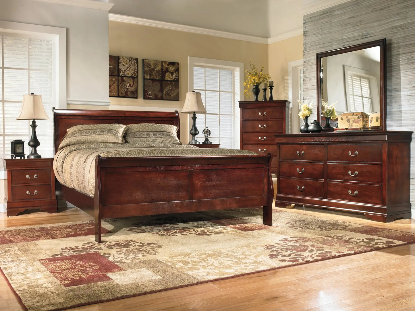 Alisdair Sleigh Bed at Lee Furniture, NC