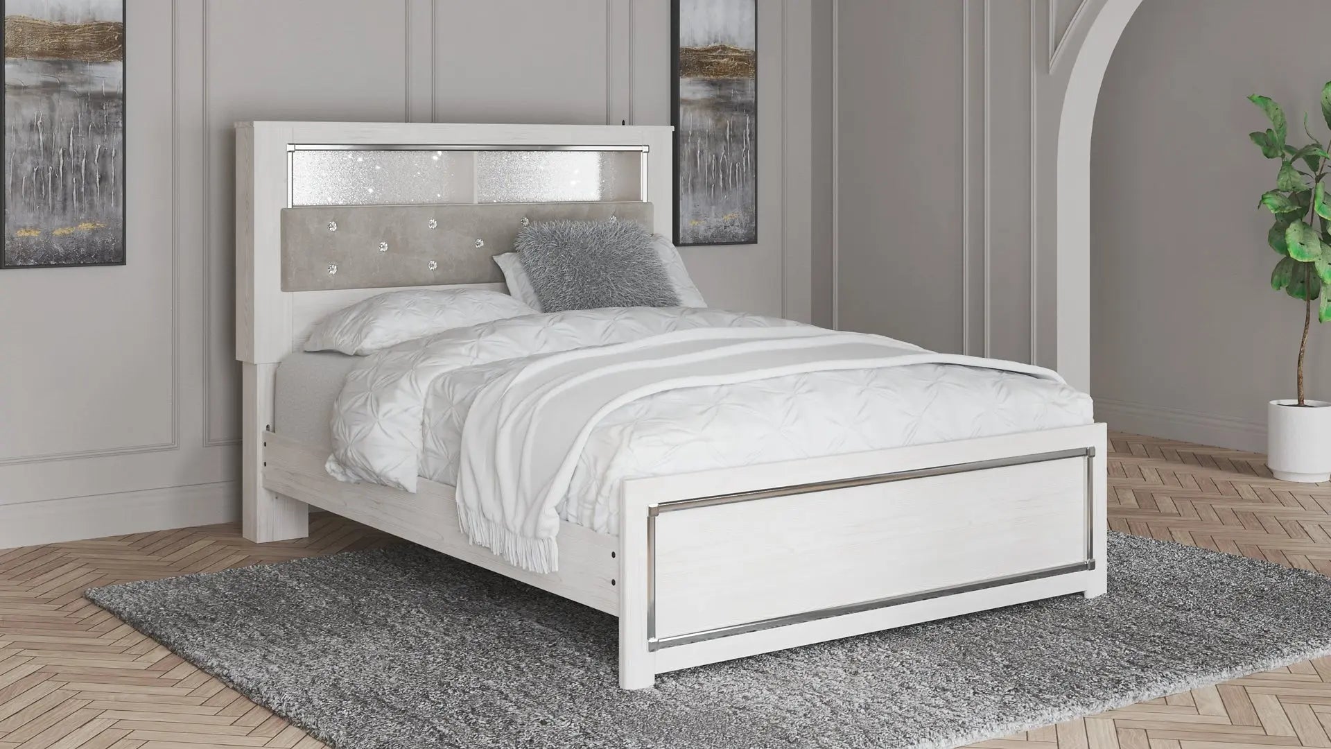 Altyra Queen Panel Bookcase Bed at Lee Furniture, NC