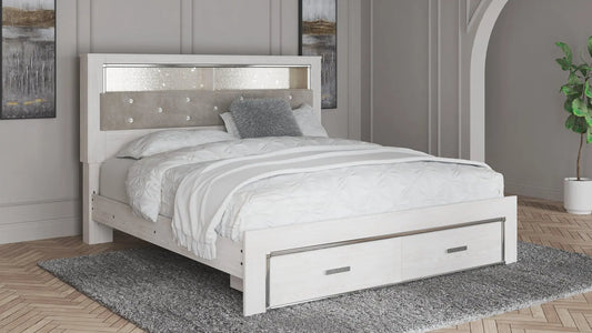Altyra Upholstered Bookcase Bed With Storage at Lee Furniture, NC