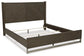 Arkenton California King Panel Bed with Mirrored Dresser, Chest and 2 Nightstands at Lee Furniture, NC