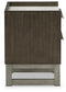 Arkenton California King Panel Bed with Mirrored Dresser, Chest and Nightstand at Lee Furniture, NC