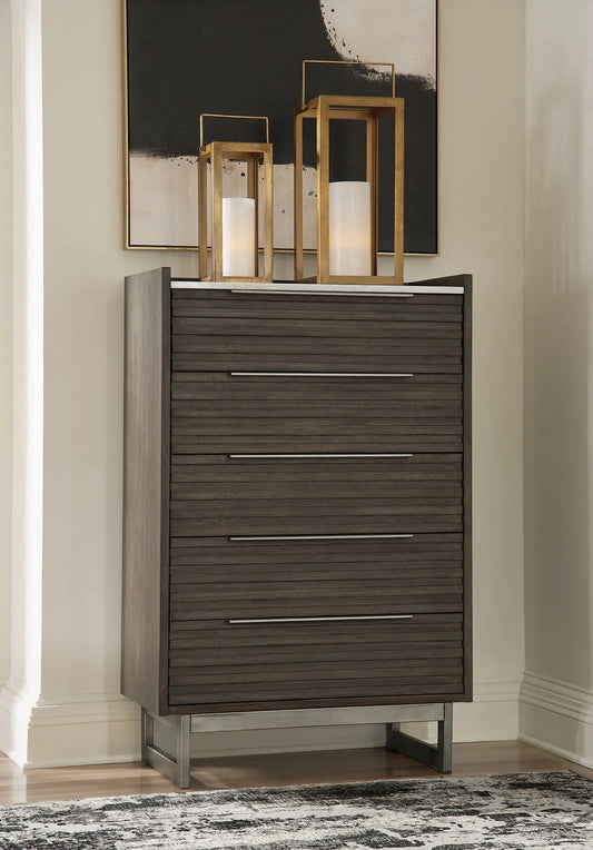 Arkenton Five Drawer Chest at Lee Furniture, NC