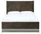 Arkenton Queen Panel Bed with Mirrored Dresser and Chest at Lee Furniture, NC