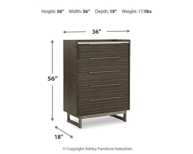 Arkenton Queen Panel Bed with Mirrored Dresser and Chest at Lee Furniture, NC
