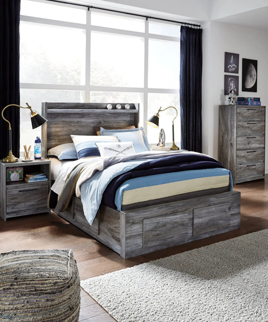 Baystorm Panel Bed With 4 Storage Drawers at Lee Furniture, NC