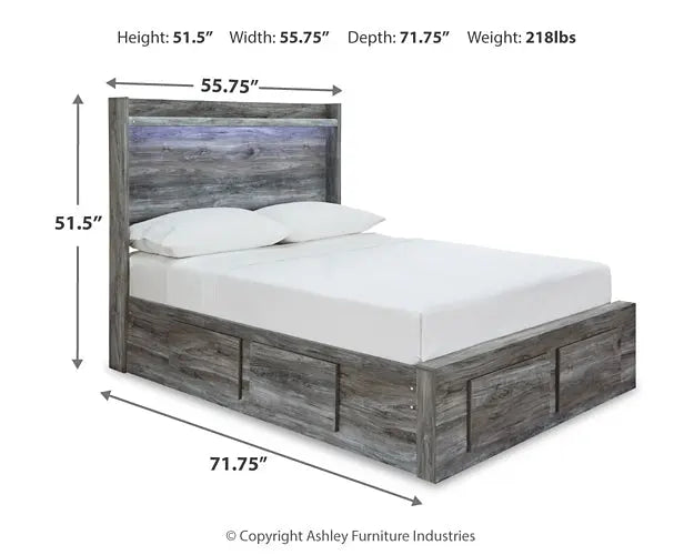 Baystorm Panel Bed With 6 Storage Drawers at Lee Furniture, NC
