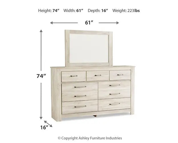 Bellaby Dresser and Mirror at Lee Furniture, NC