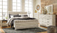 Bellaby Panel Bed With Mirrored Dresser, Chest And Nightstand at Lee Furniture, NC