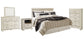 Bellaby Panel Headboard With Mirrored Dresser, Chest And Nightstand at Lee Furniture, NC