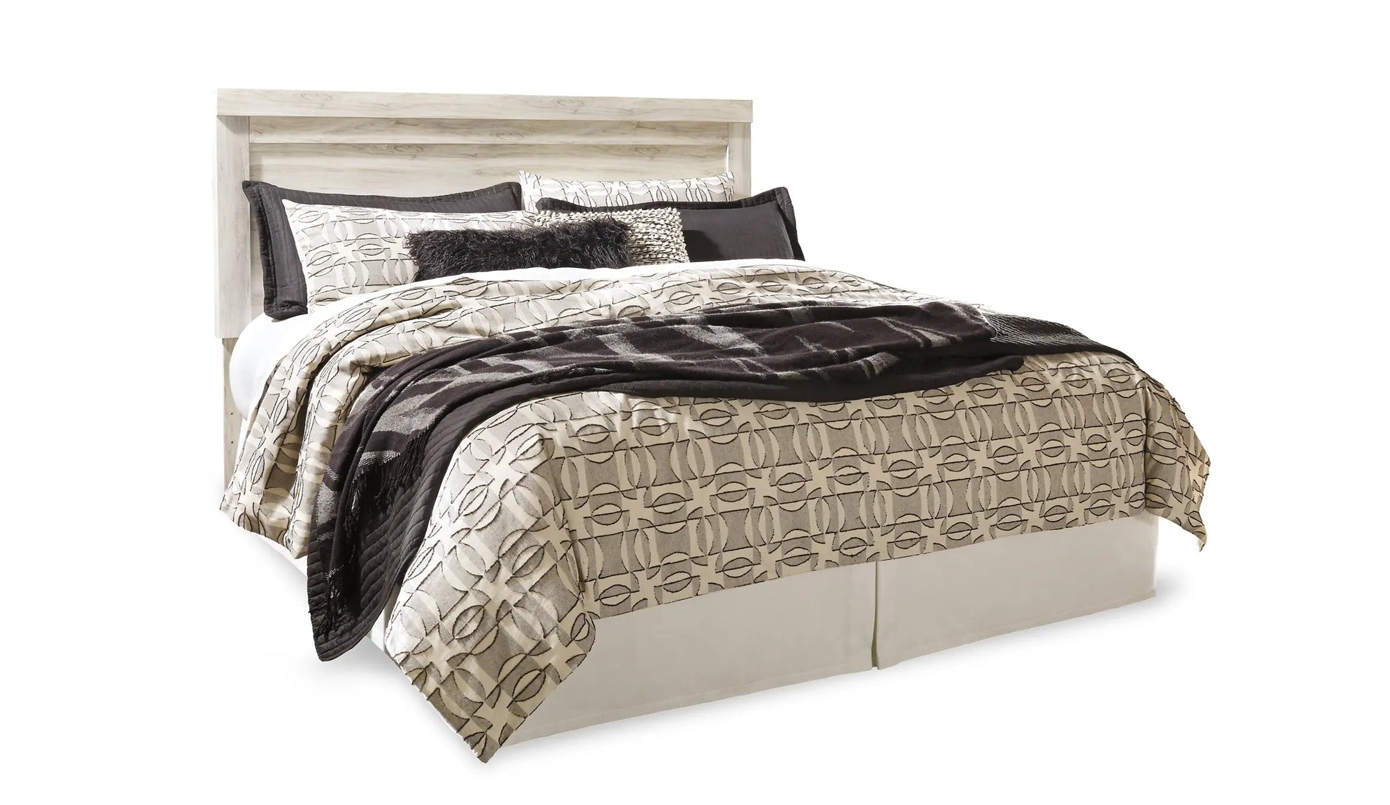 Bellaby Panel Headboard With Mirrored Dresser, Chest And Nightstand at Lee Furniture, NC