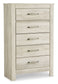 Bellaby Panel Headboard With Mirrored Dresser, Chest And Nightstand at Lee Furniture, NC