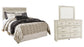 Bellaby Panel Headboard With Mirrored Dresser at Lee Furniture, NC