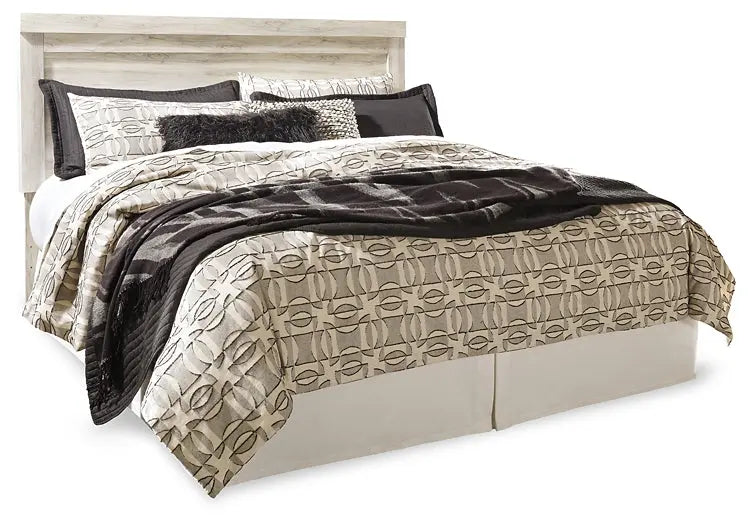 Bellaby Panel Headboard With Mirrored Dresser at Lee Furniture, NC
