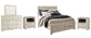 Bellaby Platform Bed With 2 Storage Drawers With Mirrored Dresser And 2 Nightstands at Lee Furniture, NC