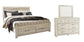 Bellaby Platform Bed With 2 Storage Drawers With Mirrored Dresser at Lee Furniture, NC