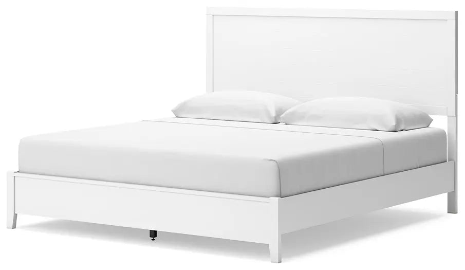 Binterglen King Panel Bed with Mirrored Dresser at Lee Furniture, NC