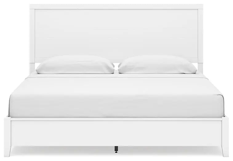 Binterglen King Panel Bed with Mirrored Dresser at Lee Furniture, NC