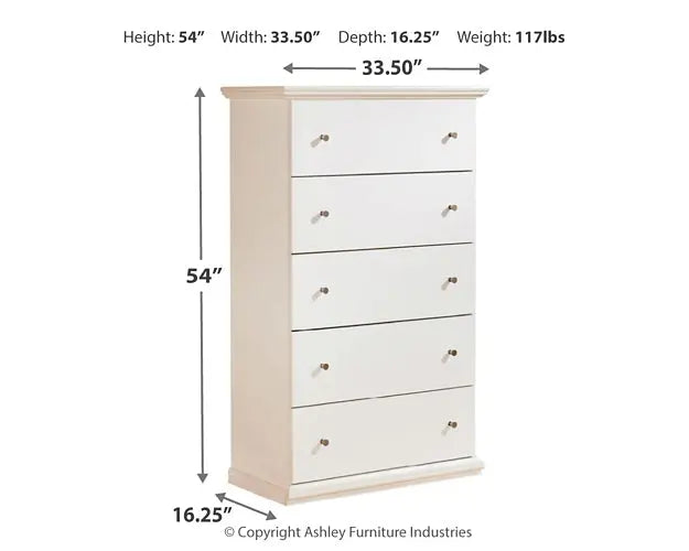 Bostwick Shoals Five Drawer Chest at Lee Furniture, NC