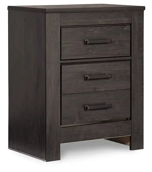 Brinxton King/California King Panel Headboard with Mirrored Dresser, Chest and Nightstand at Lee Furniture, NC