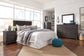 Brinxton King/California King Panel Headboard with Mirrored Dresser, Chest and Nightstand at Lee Furniture, NC