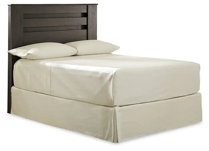 Brinxton King/California King Panel Headboard with Mirrored Dresser and Chest at Lee Furniture, NC