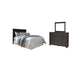 Brinxton King/California King Panel Headboard with Mirrored Dresser at Lee Furniture, NC