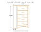 Brinxton King Panel Bed with Mirrored Dresser and Chest at Lee Furniture, NC
