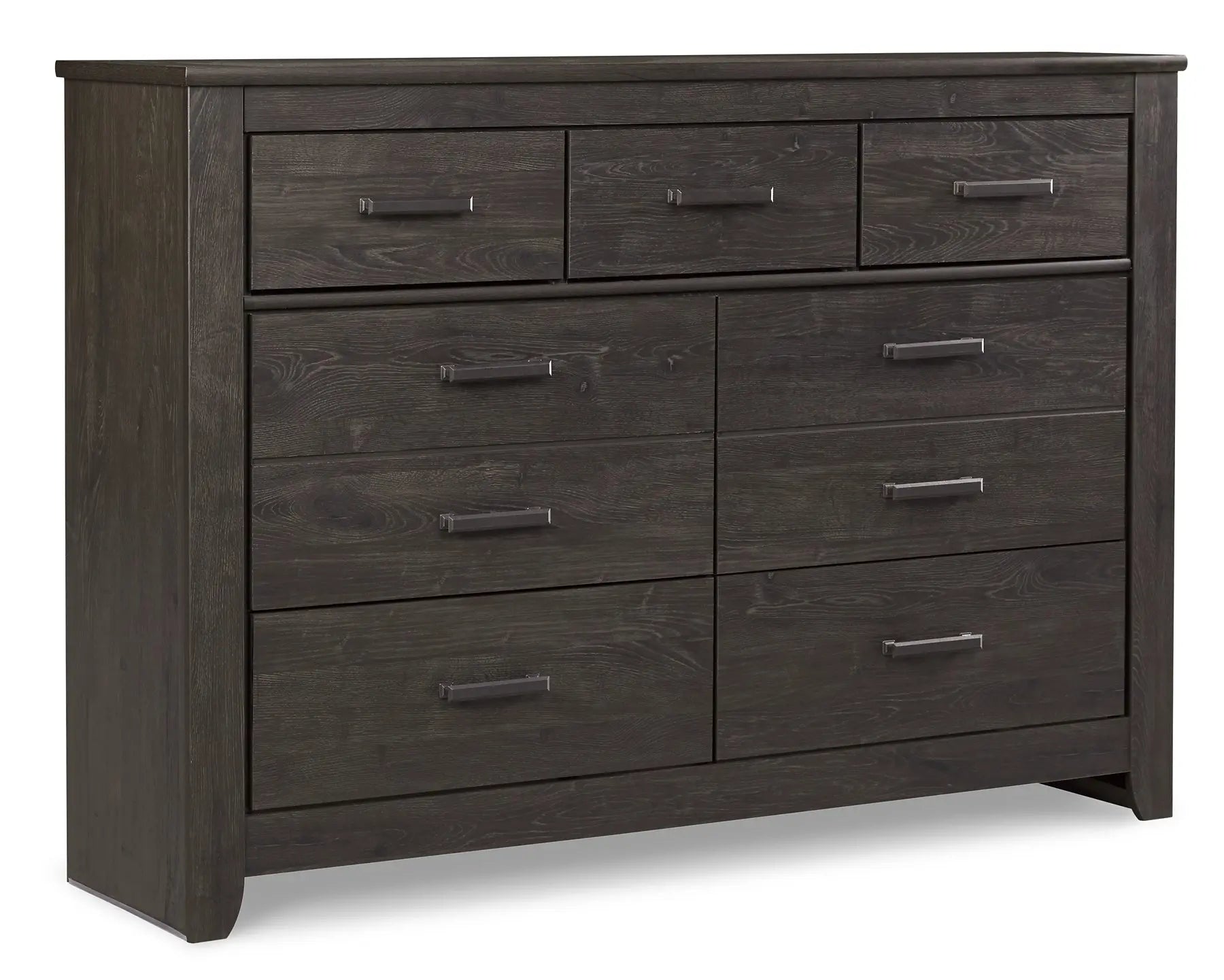 Brinxton King Panel Bed with Mirrored Dresser at Lee Furniture, NC