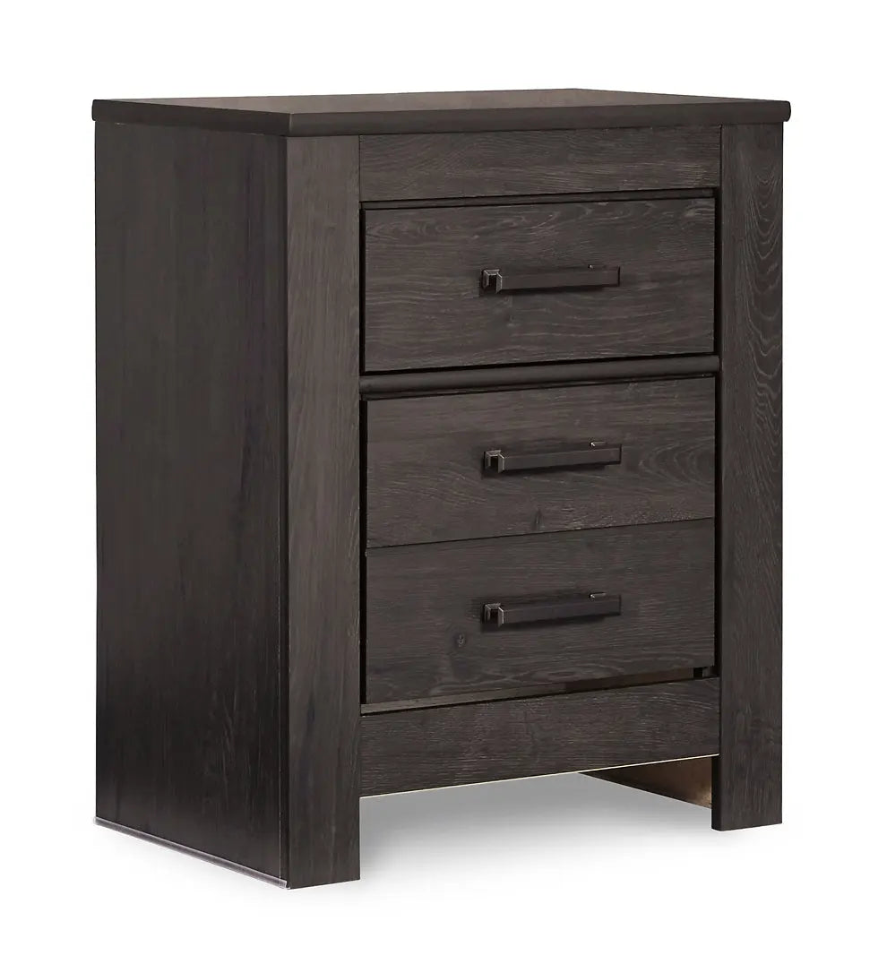 Brinxton Queen/Full Panel Headboard with Mirrored Dresser, Chest and 2 Nightstands at Lee Furniture, NC