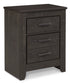 Brinxton Queen Panel Bed with Mirrored Dresser, Chest and 2 Nightstands at Lee Furniture, NC