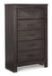 Brinxton Queen Panel Bed with Mirrored Dresser, Chest and Nightstand at Lee Furniture, NC