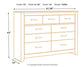 Brinxton Seven Drawer Dresser at Lee Furniture, NC