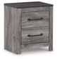Bronyan Two Drawer Night Stand at Lee Furniture, NC