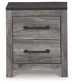 Bronyan Two Drawer Night Stand at Lee Furniture, NC