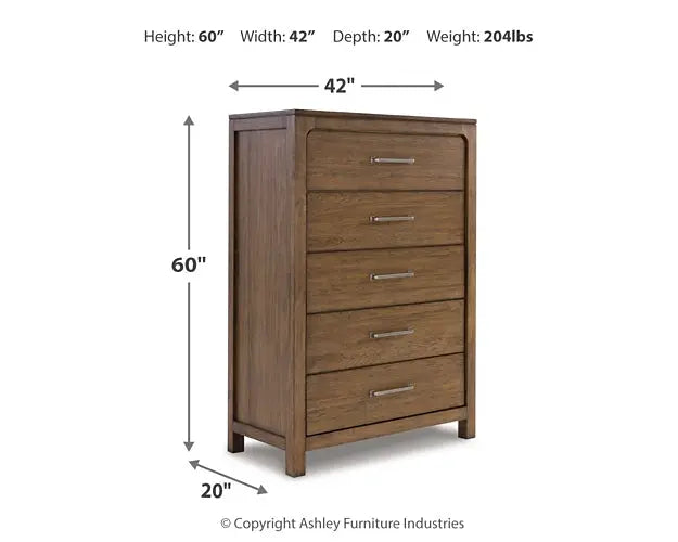 Cabalynn Five Drawer Chest at Lee Furniture, NC