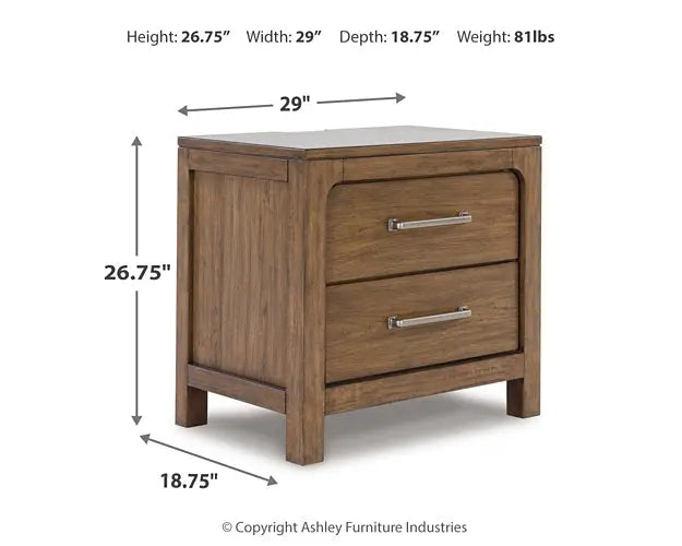 Cabalynn Two Drawer Night Stand at Lee Furniture, NC