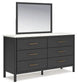 Cadmori Dresser and Mirror at Lee Furniture, NC