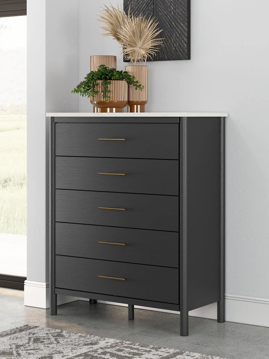 Cadmori Five Drawer Wide Chest at Lee Furniture, NC
