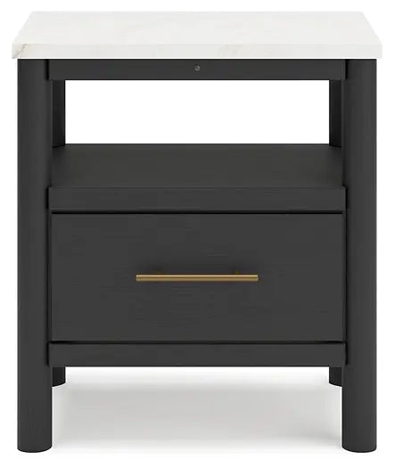 Cadmori Full Upholstered Bed with Mirrored Dresser, Chest and 2 Nightstands at Lee Furniture, NC