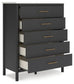 Cadmori Full Upholstered Bed with Mirrored Dresser, Chest and 2 Nightstands at Lee Furniture, NC