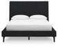 Cadmori Full Upholstered Bed with Mirrored Dresser, Chest and 2 Nightstands at Lee Furniture, NC