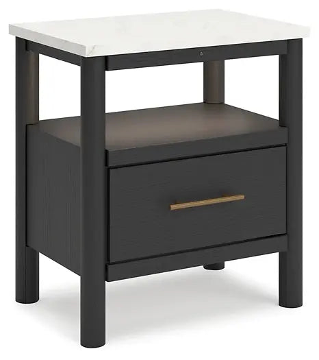 Cadmori Full Upholstered Bed with Mirrored Dresser, Chest and 2 Nightstands at Lee Furniture, NC