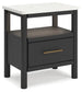 Cadmori Full Upholstered Bed with Mirrored Dresser, Chest and 2 Nightstands at Lee Furniture, NC