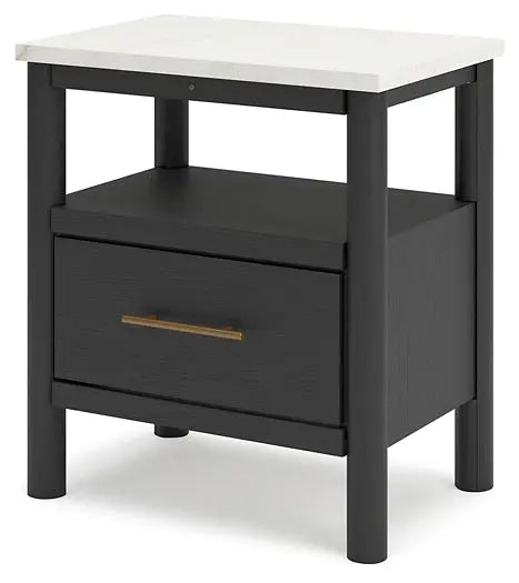 Cadmori Full Upholstered Bed with Mirrored Dresser, Chest and 2 Nightstands at Lee Furniture, NC